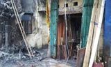 Hiện trường vụ cháy.