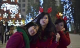 Giới trẻ Hà thành rủ nhau chụp ảnh trước Giáng sinh