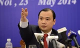 Ông Lê Hải Bình tại cuộc họp báo chiều nay, 23/5. Ảnh: Zing