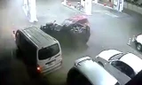 Tai nạn kinh hoàng ở trạm xăng
