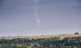 Hình ảnh chụp vệt khói được cho là của tên lửa bắn vào MH17.