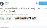 Dòng tweet của CIA đăng lên Twitter hôm 6-6. Ảnh: CNN