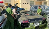 Tiêu huỷ hai siêu xe Lamborghini và G63 nhập lậu 