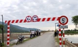 Quảng Bình hạn chế lưu thông qua cầu Sông Thai