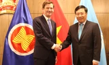 Phó Thủ tướng Phạm Bình Minh tiếp Thứ trưởng Ngoại giao Mỹ David Hale. (Ảnh: BNG)