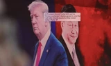 Tổng thống Mỹ Donald Trump (trái) và Chủ tịch Trung Quốc Tập Cận Bình. (ẢnhL AP)