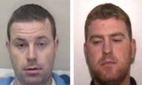 Hai đối tượng Christopher Hughes (trái) và Ronan Hughes (phải) đang bị cảnh sát truy tìm