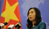 Người phát ngôn Bộ Ngoại giao Lê Thị Thu Hằng. (Ảnh: Như Ý)