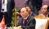 Thủ tướng Nguyễn Xuân Phúc dự Hội nghị cấp cao ASEAN - Trung Quốc. (Ảnh: VGP)