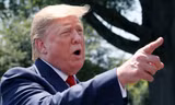 Tổng thống Mỹ Donald Trump phát biểu tại Washington hôm 30/7. (Ảnh: Reuters)