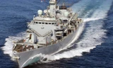 Tàu khu trục HMS Kent của Hải quân Hoàng gia Anh. Ảnh: Reuters