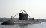 Tàu ngầm diesel-điện Novorossiysk của Hạm đội Biển Đen. Ảnh: RIA Novosti