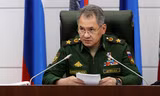 Bộ trưởng Quốc phòng Nga Shoigu nhấn mạnh sự cần thiết của căn cứ quân sự tại Syria. Ảnh: RIA Novosti