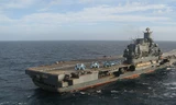 Tàu sân bay duy nhất của Nga mang tên Đô đốc Kuznetsov. Ảnh: Izvestia