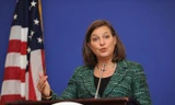 Trợ lý Ngoại trưởng phụ trách về các vấn đề châu Âu và Á-Âu Victoria Nuland. Ảnh: EPA 