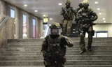 Cảnh sát Đức tại hiện trường vụ xả súng ở Munich. (Nguồn: cnn.com)