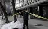 Cảnh sát Mỹ phong tỏa hiện trường một vụ nổ súng ở New York. Ảnh: Reuters
