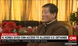 Tù nhân Kim Dong Chul, người nhận là người Mỹ nhập tịch và bị bắt tại Triều Tiên vì tội gián điệp - Ảnh chụp màn hình CNN