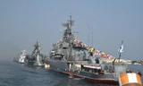 Tàu chiến Nga căn cứ hải quân ở Sevastopol. Ảnh: Kommersant