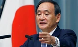 Chánh văn phòng Nội các Nhật Bản Yosihide Suga. Ảnh: AP