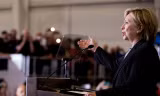 Ứng viên tổng thống Mỹ Hillary Clinton phản đối TPP. Ảnh: AP