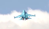 Nga đưa ‘xe tăng bay’ Su-34 đến bán đảo Crimea tập trận. Ảnh: Bộ Quốc phòng Nga