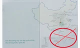 Hình ảnh bản đồ in “đường lưỡi bò” phi pháp sử dụng trong quảng bá du lịch ở Việt Nam