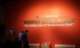 Trưng bày chuyên đề Ánh sáng từ "Đường Kách Mệnh". Ảnh: Bảo Hân