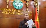Hòa thượng Thích Gia Quang thông báo kết luận về tạm đình chỉ chức vụ trước khi cách chức Đại đức Thích Trúc Thai Minh.