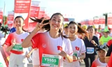 Hoa hậu Tiểu Vy và dàn người đẹp tiếp lửa cho Tiền Phong Marathon