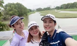 Hoa hậu Ngọc Hân tranh Cúp vô địch Tiền Phong Golf Championship 2020