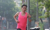 Huy Thắng-ông chủ tiệm phở có tiếng ở Hà Nội đam mê chạy bộ.