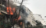 CLIP dập đám cháy lớn nhà phố cổ Hà Nội