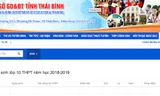 Thái Bình công bố điểm thi lớp 10