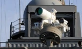 Hệ thống laser LaWS của Mỹ được lắp đặt trên tàu USS Ponce.