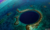  Hố xanh khổng lồ trên vùng biển ngoài khơi quốc gia Trung Mỹ Belize.
