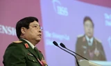 Đại tướng Phùng Quang Thanh, Ủy viên Bộ Chính trị, Bộ trưởng Bộ Quốc phòng tại Đối thoại Shangri-La 13 (Ảnh: TTXVN/AFP) 