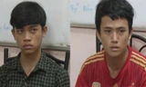 Bằng (trái) và Khang tại cơ quan điều tra.