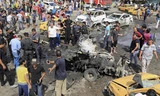 Hiện trường một vụ đánh bom ở Iraq
