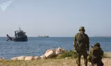 Cuộc tập trận diễn ra tại cảng quân sự Tartus nằm ở phía tây Syria.