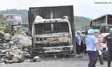 Hiện trường thảm khốc vụ xe buýt gặp nạn 38 người chết