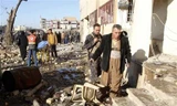 Hiện trường một vụ đánh bom vào nhà thờ Hồi giáo ở Iraq. 