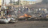 Một vụ đánh bom liều chết tại Nigeria. 