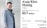 Tỷ phú Hoàng Kiều. Ảnh: Forbes