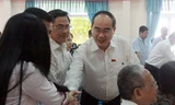 Bí thư Thành ủy TP.HCM Nguyễn Thiện Nhân tiếp xúc cử tri huyện Củ Chi