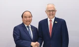 Thủ tướng Nguyễn Xuân Phúc gặp Thủ tướng Australia Malcolm Turnbull.