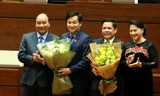 QH chính thức phê chuẩn ông Lê Minh Khái làm Tổng TTCP và ông Nguyễn Văn Thể làm Bộ trưởng Bộ GTVT. (ảnh Như Ý)