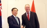 Phó Thủ tướng Vương Đình Huệ và Quyền Thủ tướng Ausatralia Barnaby Joyce.