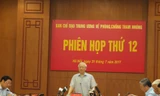 Tổng Bí thư Nguyễn Phú Trọng chủ trì phiên họp thứ 12 Ban Chi đạo T.Ư về PCTN (ảnh T.H)