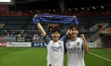 Các cầu thủ Incheon ăn mừng chiến thắng.